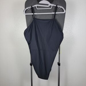 Summersalt Size 14 Black The High Neck‎ One Piece Swim Suit Women’s